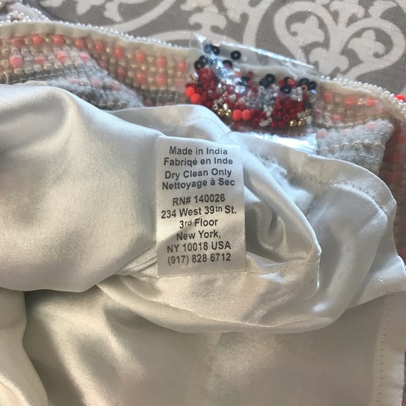 ⭐️HP⭐️NWT PARKER BEADED MINI SKIRT😲 - Picture 8 of 8